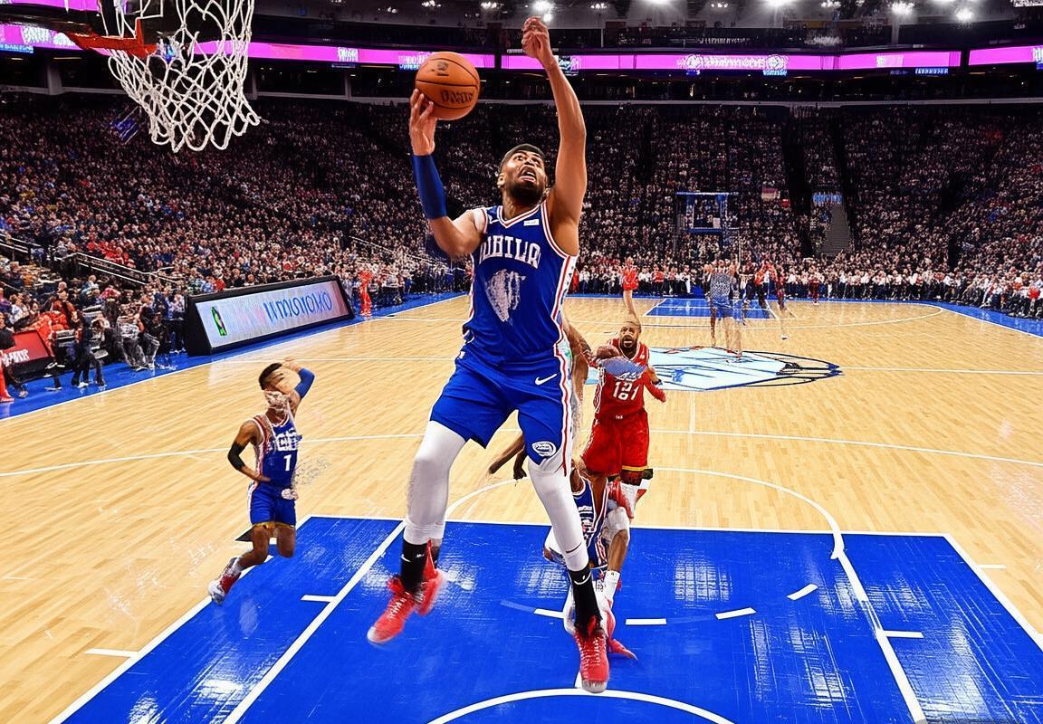 76人与爵士对决：恩比德与米切尔战术解析及未来展望(图1)